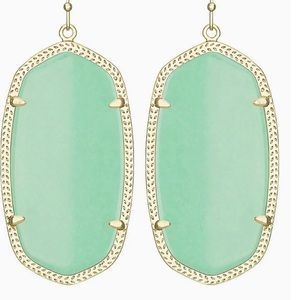 Kendra Scott mint Danielle statement earrings